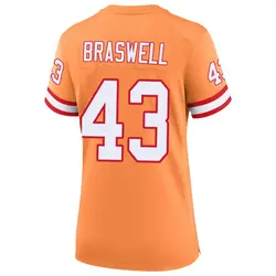 Nike Chris Braswell Tampa Bay Buccaneers Game Cream sicle 50th Season Jersey - Women's