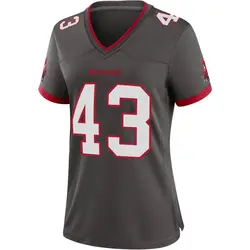 Nike Chris Braswell Tampa Bay Buccaneers Game Pewter Alternate Jersey - Women's