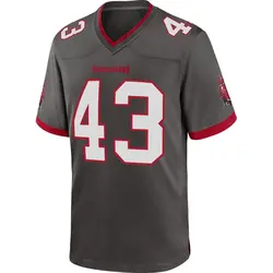 Nike Chris Braswell Tampa Bay Buccaneers Game Pewter Alternate Jersey - Youth