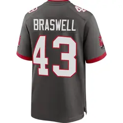 Nike Chris Braswell Tampa Bay Buccaneers Game Pewter Alternate Jersey - Youth
