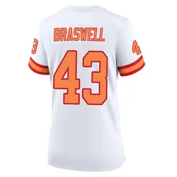 Nike Chris Braswell Tampa Bay Buccaneers Game White '76 50th Season Jersey - Women's