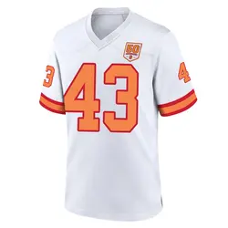 Nike Chris Braswell Tampa Bay Buccaneers Game White '76 50th Season Jersey - Youth