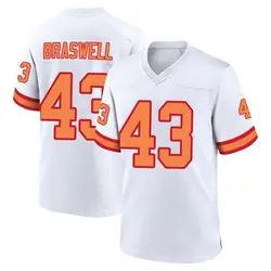 Nike Chris Braswell Tampa Bay Buccaneers Game White '76 Jersey - Youth