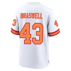 Nike Chris Braswell Tampa Bay Buccaneers Game White '76 Jersey - Youth