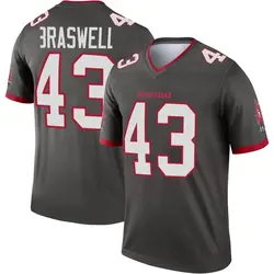 Nike Chris Braswell Tampa Bay Buccaneers Legend Pewter Alternate Jersey - Youth