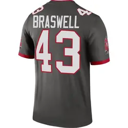 Nike Chris Braswell Tampa Bay Buccaneers Legend Pewter Alternate Jersey - Youth