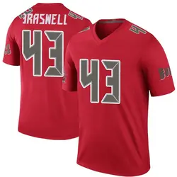 Nike Chris Braswell Tampa Bay Buccaneers Legend Red Color Rush Jersey - Men's
