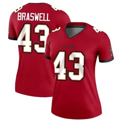 Nike Chris Braswell Tampa Bay Buccaneers Legend Red Jersey - Women's