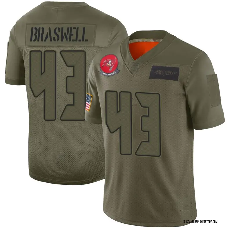 Nike Chris Braswell Tampa Bay Buccaneers Limited Camo 2019 Salute to Service Jersey - Youth