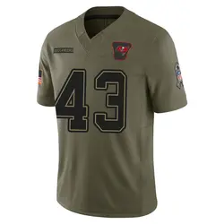 Nike Chris Braswell Tampa Bay Buccaneers Limited Olive 2025 Salute to Service Jersey - Men's