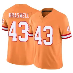 Nike Chris Braswell Tampa Bay Buccaneers Limited Orange Vapor F.U.S.E. Jersey - Youth