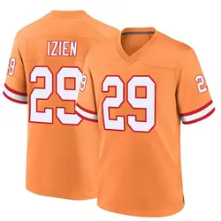 Nike Christian Izien Tampa Bay Buccaneers Game Orange Throwback Jersey - Men's