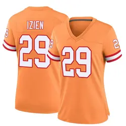 Nike Christian Izien Tampa Bay Buccaneers Game Orange Throwback Jersey - Women's