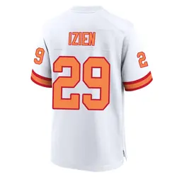 Nike Christian Izien Tampa Bay Buccaneers Game White '76 50th Season Jersey - Youth
