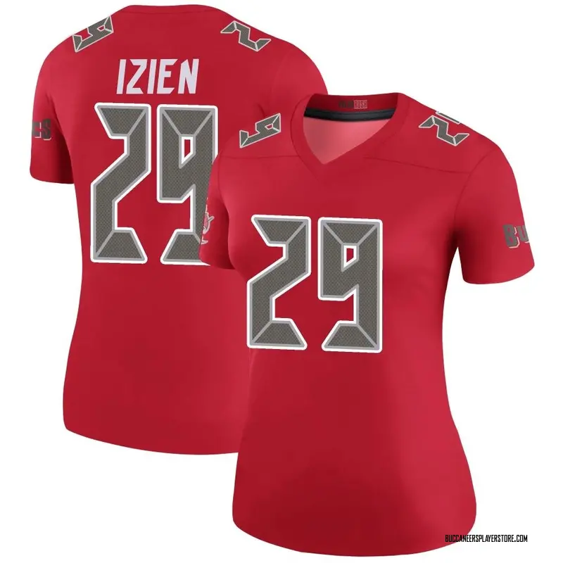 Nike Christian Izien Tampa Bay Buccaneers Legend Red Color Rush Jersey - Women's