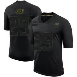 Nike Christian Izien Tampa Bay Buccaneers Limited Black 2020 Salute To Service Jersey - Men's
