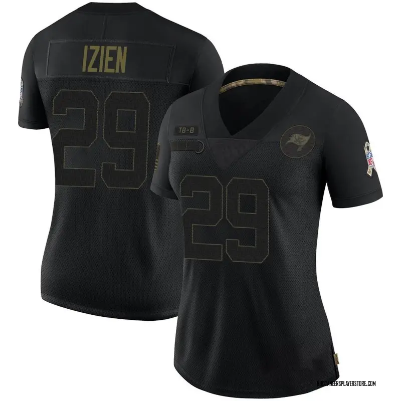 Nike Christian Izien Tampa Bay Buccaneers Limited Black 2020 Salute To Service Jersey - Women's