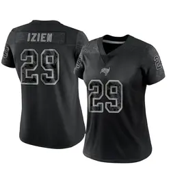 Nike Christian Izien Tampa Bay Buccaneers Limited Black Reflective Jersey - Women's