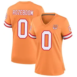 Nike Christian Rozeboom Tampa Bay Buccaneers Game Cream sicle 50th Season Jersey - Women's