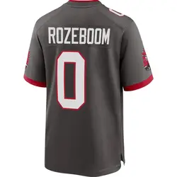 Nike Christian Rozeboom Tampa Bay Buccaneers Game Pewter Alternate Jersey - Youth