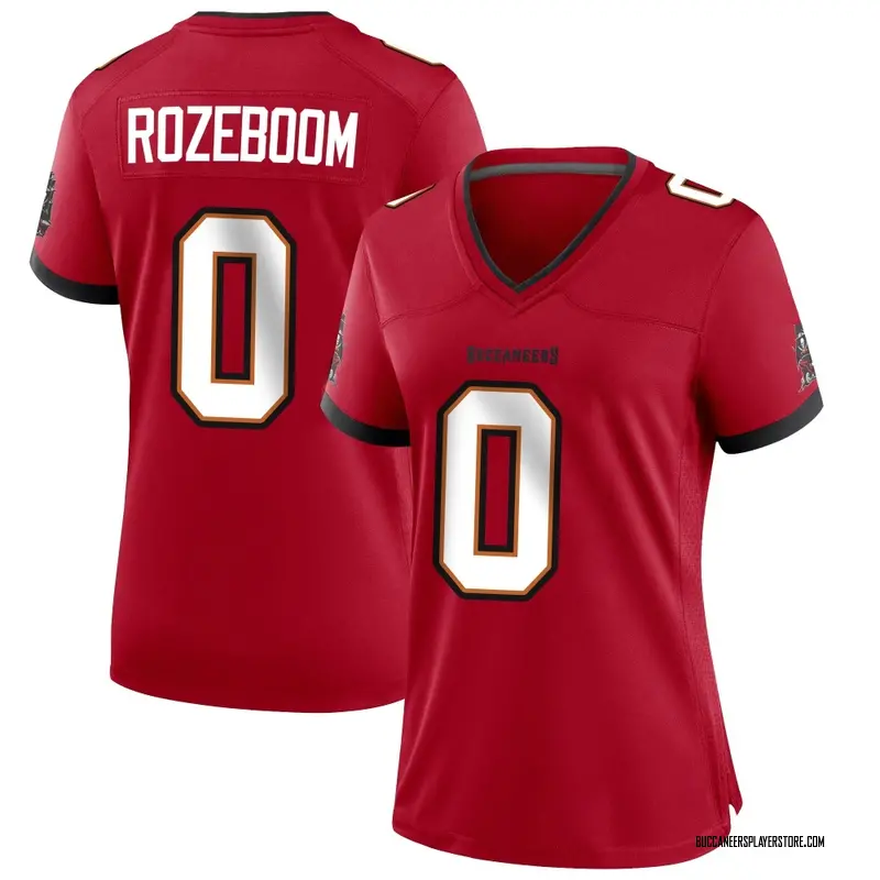 Nike Christian Rozeboom Tampa Bay Buccaneers Game Red Team Color Jersey - Women's