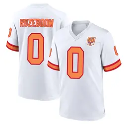 Nike Christian Rozeboom Tampa Bay Buccaneers Game White '76 50th Season Jersey - Youth