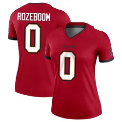 Nike Christian Rozeboom Tampa Bay Buccaneers Legend Red Jersey - Women's