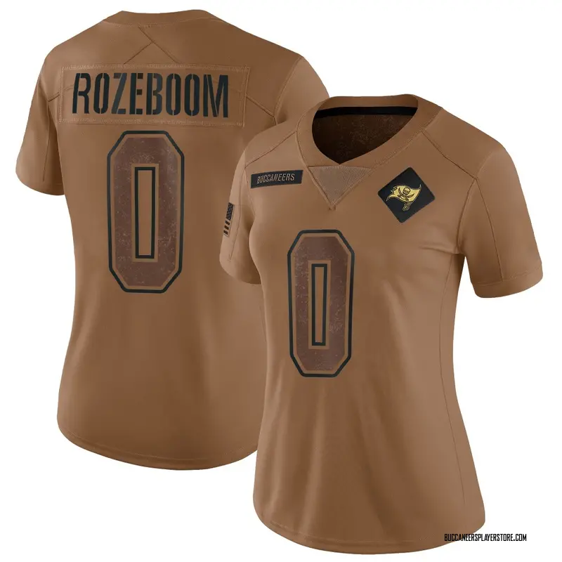 Nike Christian Rozeboom Tampa Bay Buccaneers Limited Brown 2023 Salute To Service Jersey - Women's