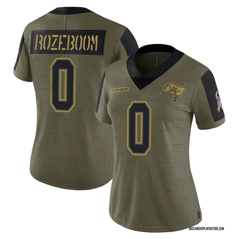 Nike Christian Rozeboom Tampa Bay Buccaneers Limited Olive 2021 Salute To Service Jersey - Women's