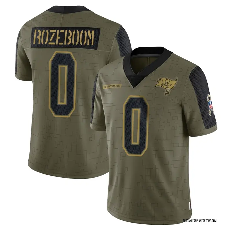 Nike Christian Rozeboom Tampa Bay Buccaneers Limited Olive 2021 Salute To Service Jersey - Youth