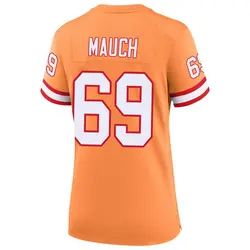 Nike Cody Mauch Tampa Bay Buccaneers Game Cream sicle 50th Season Jersey - Women's