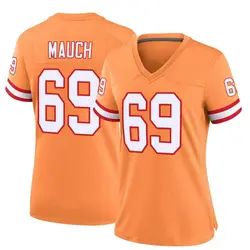 Nike Cody Mauch Tampa Bay Buccaneers Game Orange Throwback Jersey - Women's