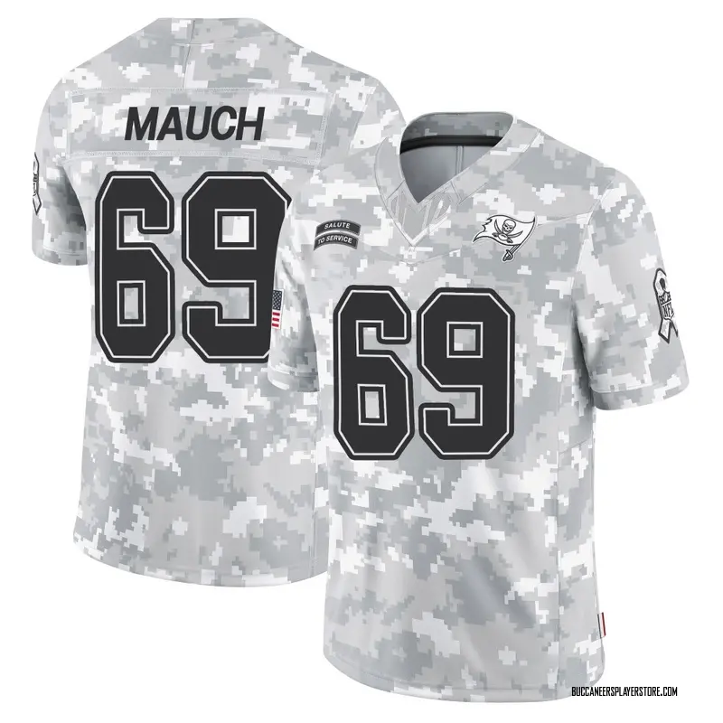 Nike Cody Mauch Tampa Bay Buccaneers Limited Arctic Camo 2024 Salute to Service Jersey - Men's