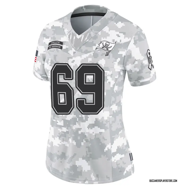 Nike Cody Mauch Tampa Bay Buccaneers Limited Arctic Camo 2024 Salute to Service Jersey - Women's