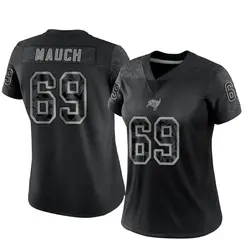 Nike Cody Mauch Tampa Bay Buccaneers Limited Black Reflective Jersey - Women's