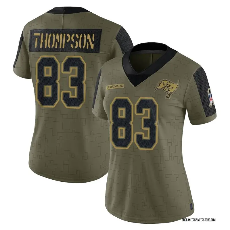 Nike Cody Thompson Tampa Bay Buccaneers Limited Olive 2021 Salute To Service Jersey - Women's