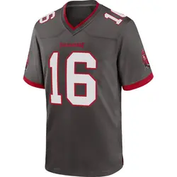 Nike Connor Bazelak Tampa Bay Buccaneers Game Pewter Alternate Jersey - Men's