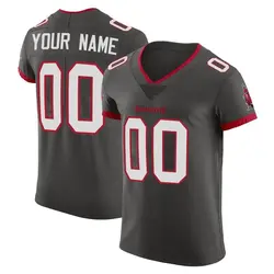 Nike Custom Tampa Bay Buccaneers Elite Pewter Alternate Vapor Jersey - Men's
