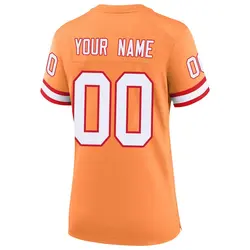 Nike Custom Tampa Bay Buccaneers Game Cream sicle 50th Season Jersey - Women's