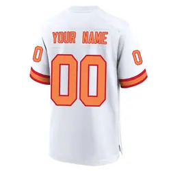 Nike Custom Tampa Bay Buccaneers Game White '76 50th Season Jersey - Youth