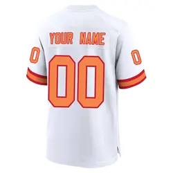 Nike Custom Tampa Bay Buccaneers Game White '76 Jersey - Men's