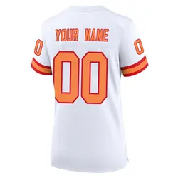 Nike Custom Tampa Bay Buccaneers Game White '76 Jersey - Women's