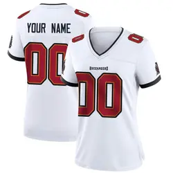 Nike Custom Tampa Bay Buccaneers Game White Jersey - Women's