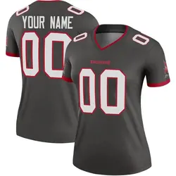 Nike Custom Tampa Bay Buccaneers Legend Pewter Alternate Jersey - Women's