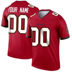 Nike Custom Tampa Bay Buccaneers Legend Red Jersey - Men's