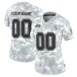 Nike Custom Tampa Bay Buccaneers Limited Arctic Camo 2024 Salute to Service Jersey - Women's
