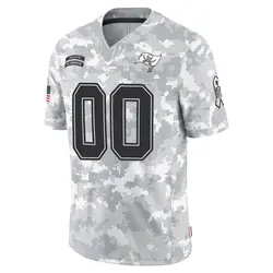Nike Custom Tampa Bay Buccaneers Limited Arctic Camo 2024 Salute to Service Jersey - Youth