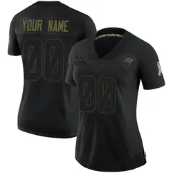 Nike Custom Tampa Bay Buccaneers Limited Black 2020 Salute To Service Jersey - Women's