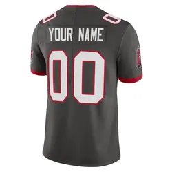 Nike Custom Tampa Bay Buccaneers Limited Pewter Alternate Vapor Jersey - Men's
