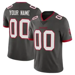 Nike Custom Tampa Bay Buccaneers Limited Pewter Alternate Vapor Jersey - Youth